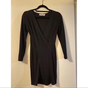 Fighting Eel 3/4 Sleeve Black Dress Size XS